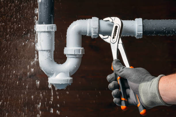 Professional Emergency Plumber technician working in Harbeson, DE